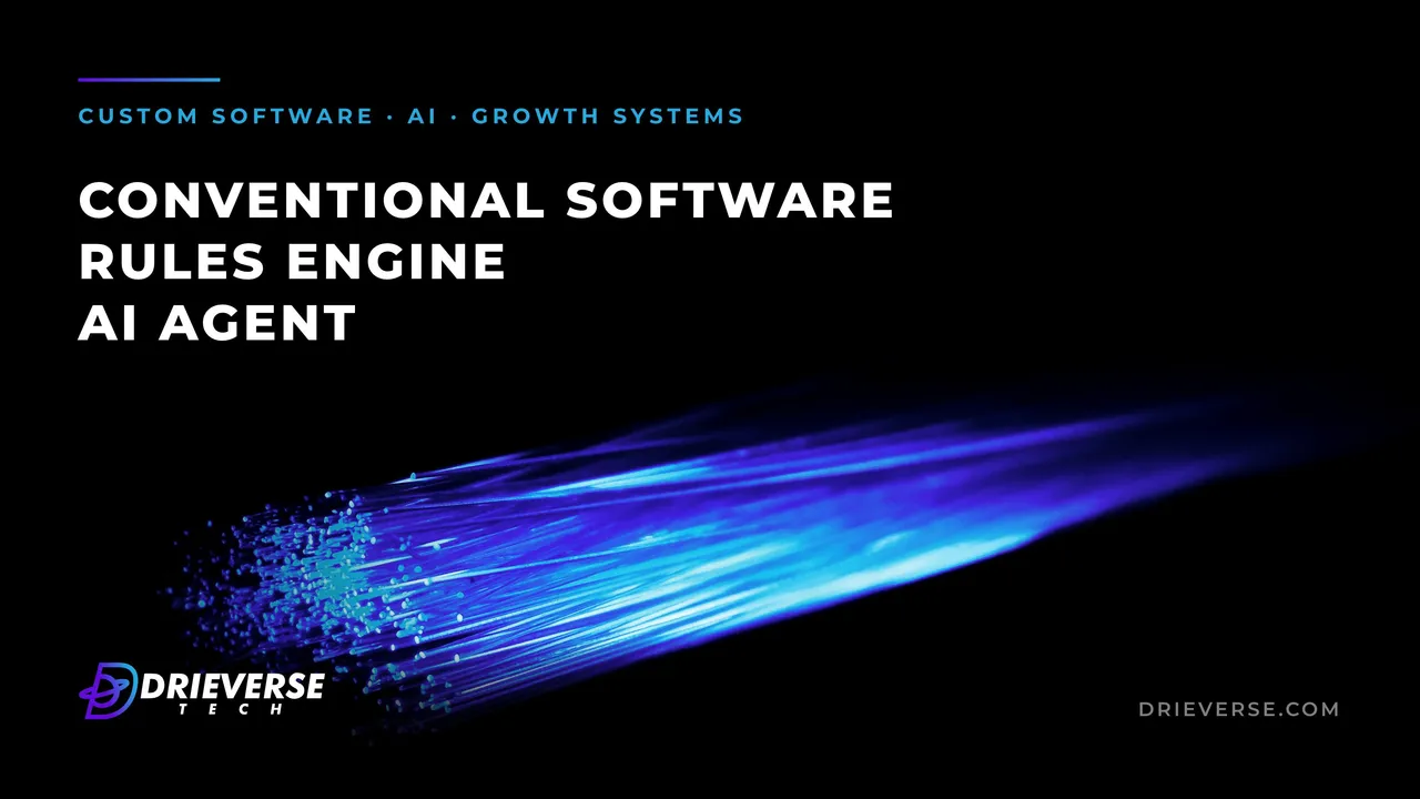 AI Agent vs Rules Engine vs Conventional Software