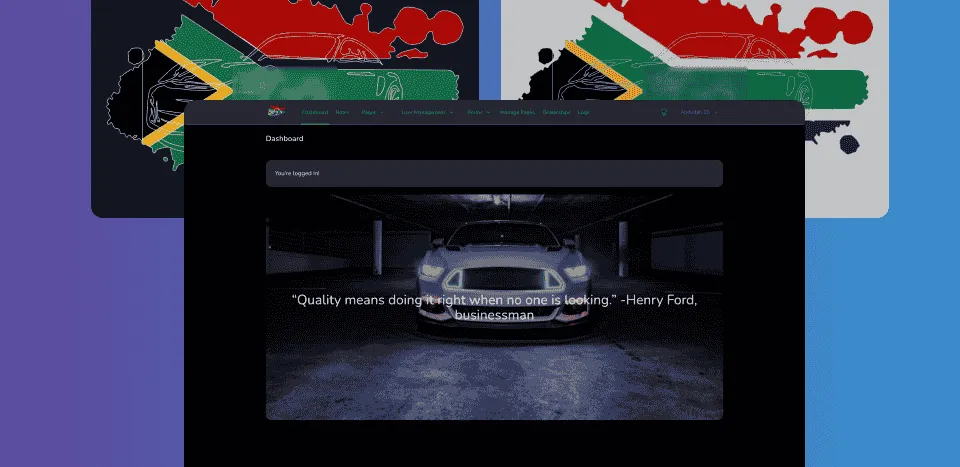 ChipsAway project screen, End-to-End Management Platform for Car Repair Shops